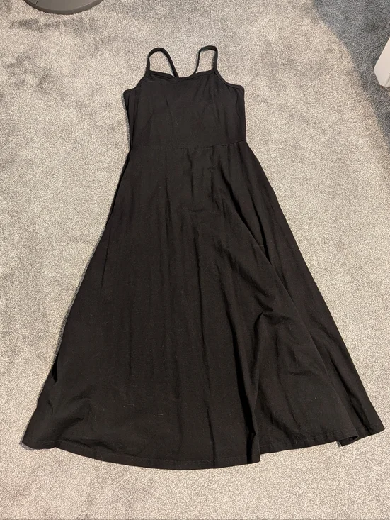 Pact Fit And Flare Midi Dress Black Medium - Picture 2 of 8